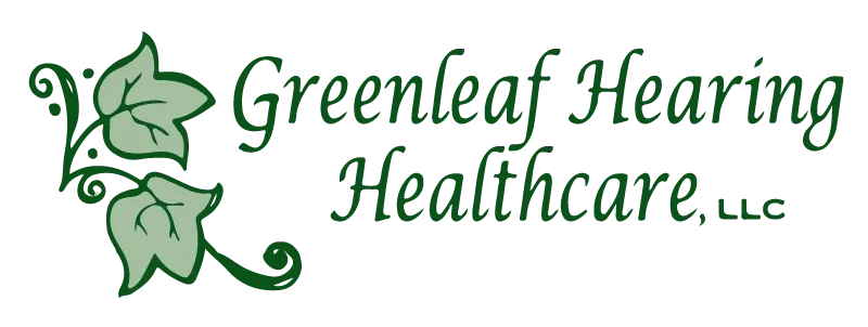 A green banner with the words " greenleaf health care ".